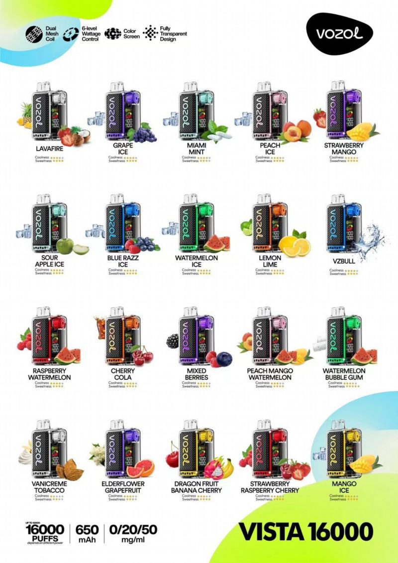 Disposable Bang Vista 16000 156000 Puffs Vape Pen