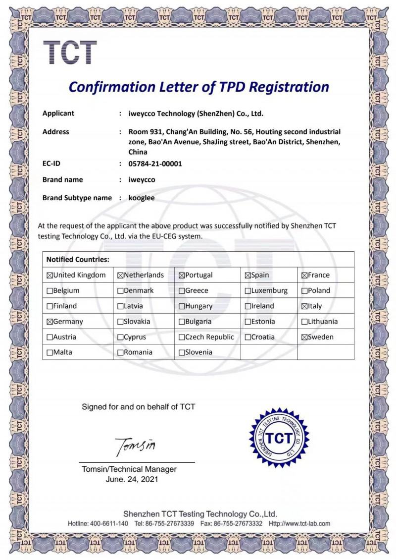 iWeycco Ghost >300 Puffs Electronic Cigarette