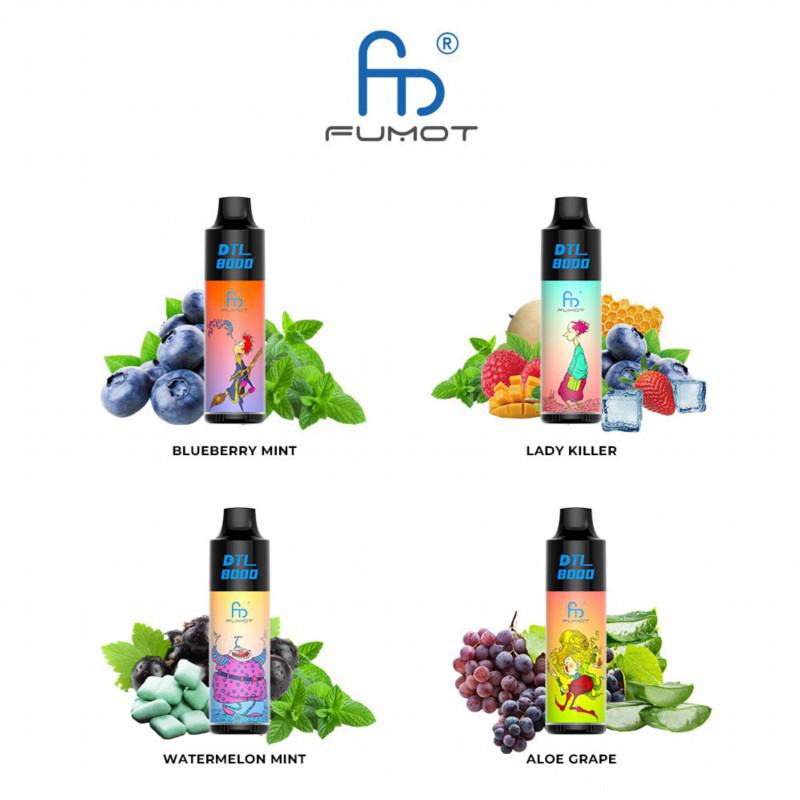 FUMOT Randm Dtl 8000 15000 Puffs Disposable Vape Bar