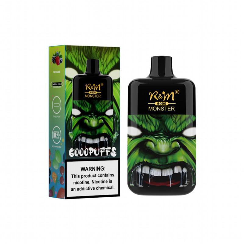 Vape Disposables Smok R&m Monster 6000 Puffs