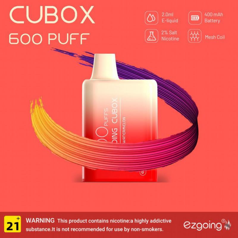 Disposable Ezgoing Ezgoing-cubox About 600 Puffs Vape Pen