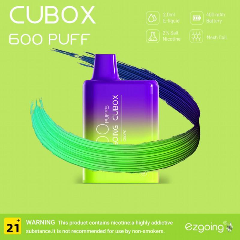 Disposable Ezgoing Ezgoing-cubox About 600 Puffs Vape Pen