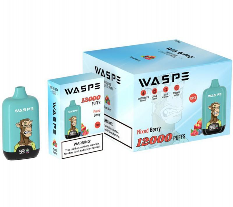 Waspe digital box 12000 puffs vape pen