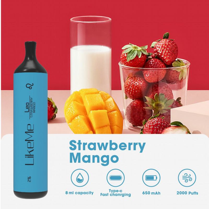 Disposable EKS Likeme 2000 Puffs Vape Brands