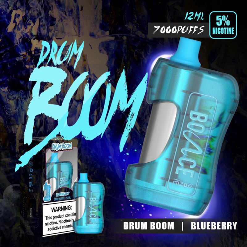 Disposable Bounce Bounce Drum Boom 7000 Vape Brands