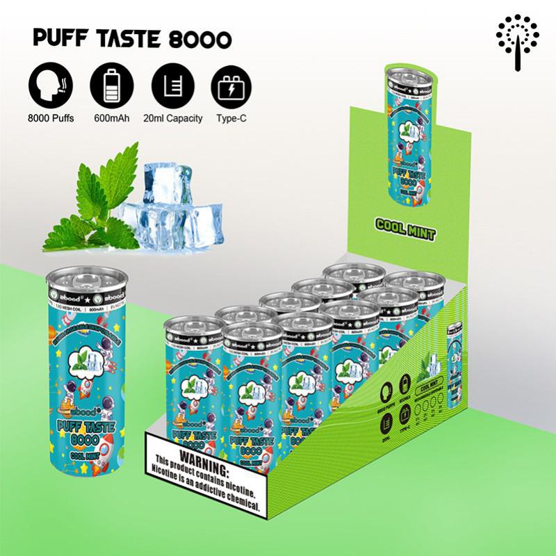 Disposable Vape AIM Zbood  Taste 10 Flavors 8000 Puffs