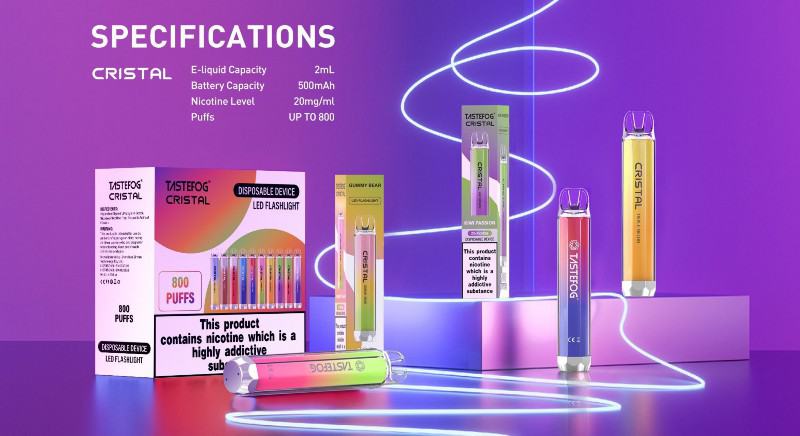 Tastefog Crystal 800 Puffs Disposable Vapes