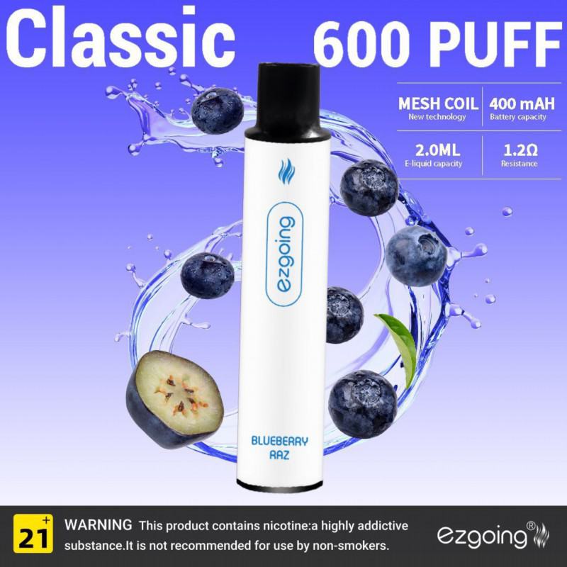 Disposable Sup Vape Ezgoing Classic About 600 Puffs Bars