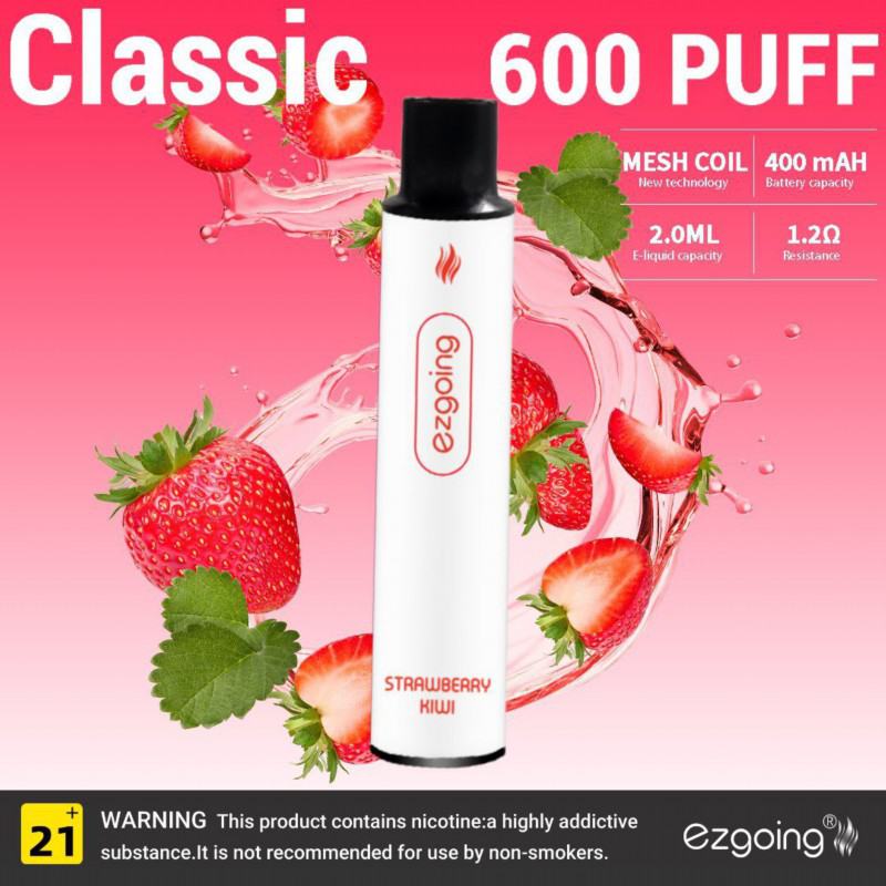 Disposable Sup Vape Ezgoing Classic About 600 Puffs Bars