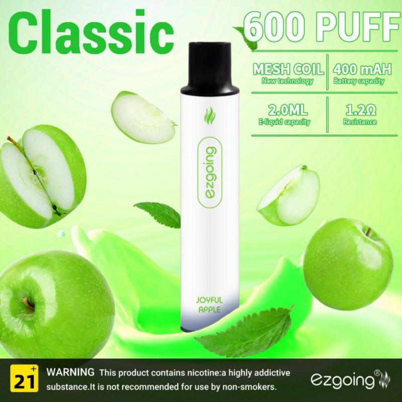 Disposable Sup Vape Ezgoing Classic About 600 Puffs Bars