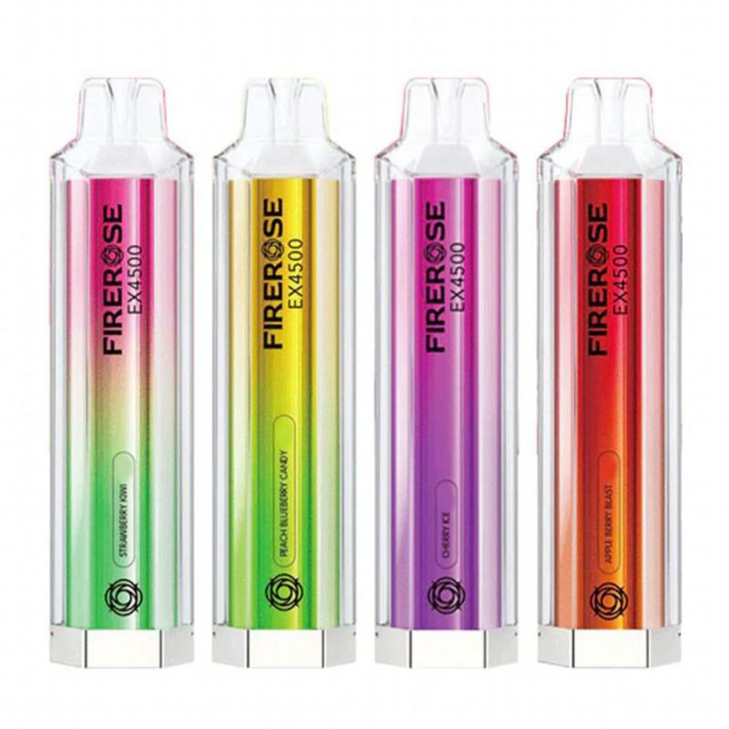 Disposable Elux Firerose Ex 4500 Puffs E-cigarette Nicotine