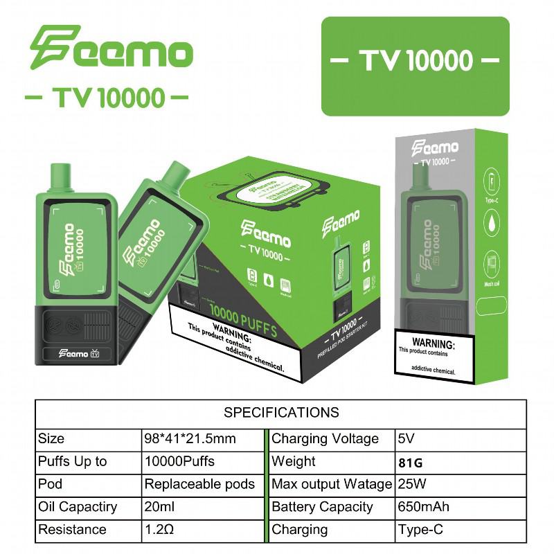 Feemo Pen Feemo T10000(pod+ Charging Base) Disposable Vape