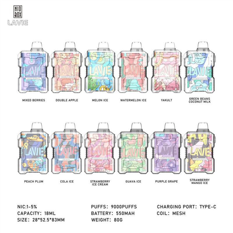 Disposable Baish Vape Lavie Nio Box 9000 Pen