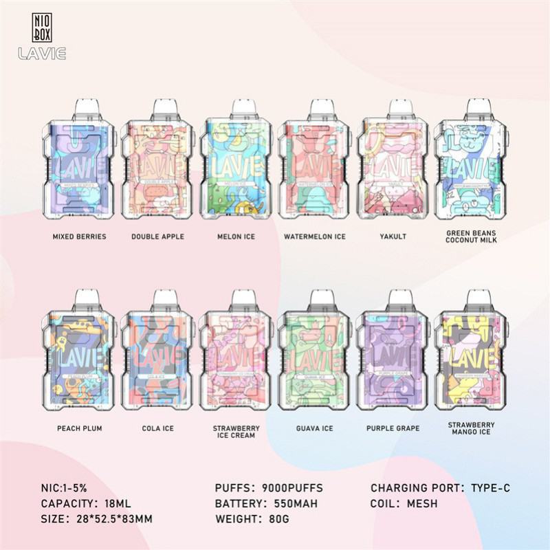 Disposable Baish Vape Lavie Nio Box 9000 Pen