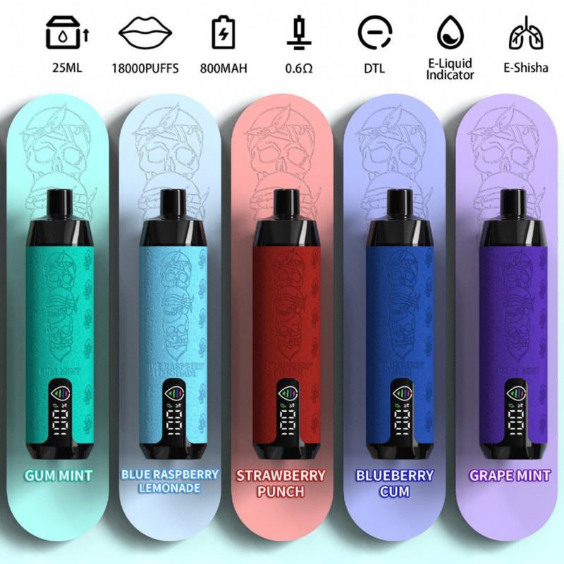 SFOG Face 18000 Puffs Hits Vape