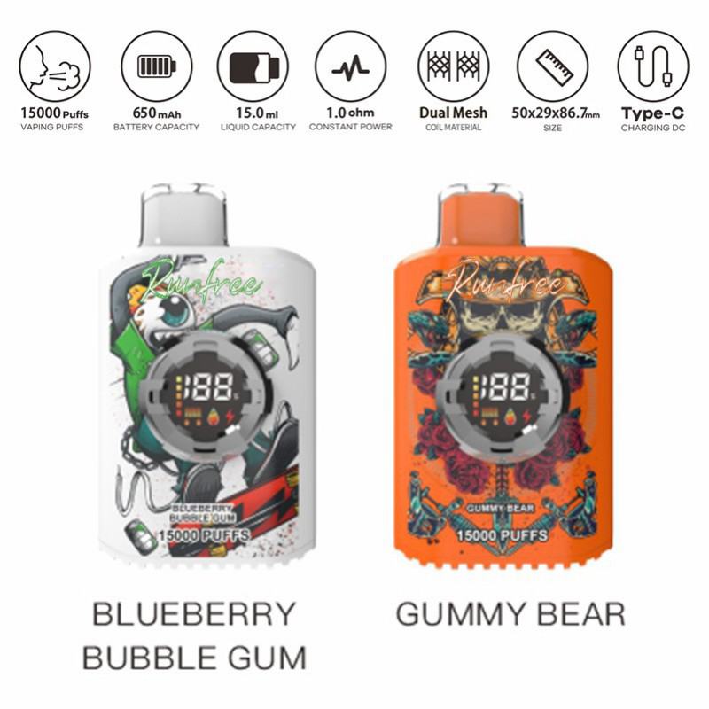 Disposable Vape Brands Runfree Rf461 15000 Puffs