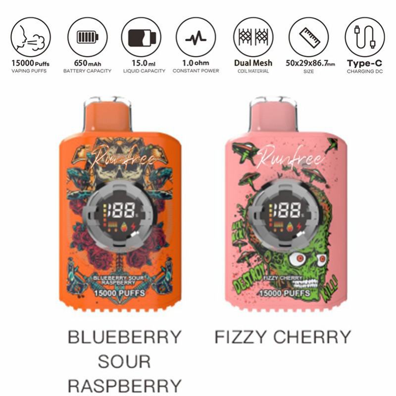 Disposable Vape Brands Runfree Rf461 15000 Puffs