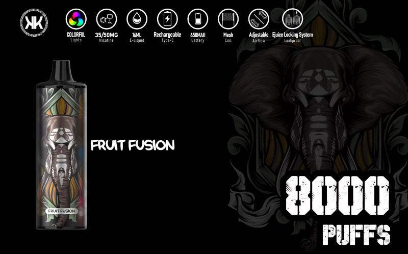 Puff Energy Kk 8000 5000 Puffs Electronic Cigarette