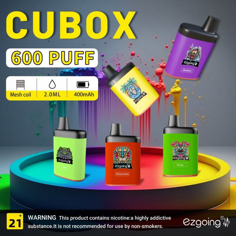 Vape Pen Ezgoing Cubox- 600 Puffs