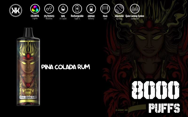 Smooth Hit Disposable Vape Energy Eck Kk 8000 Puffs