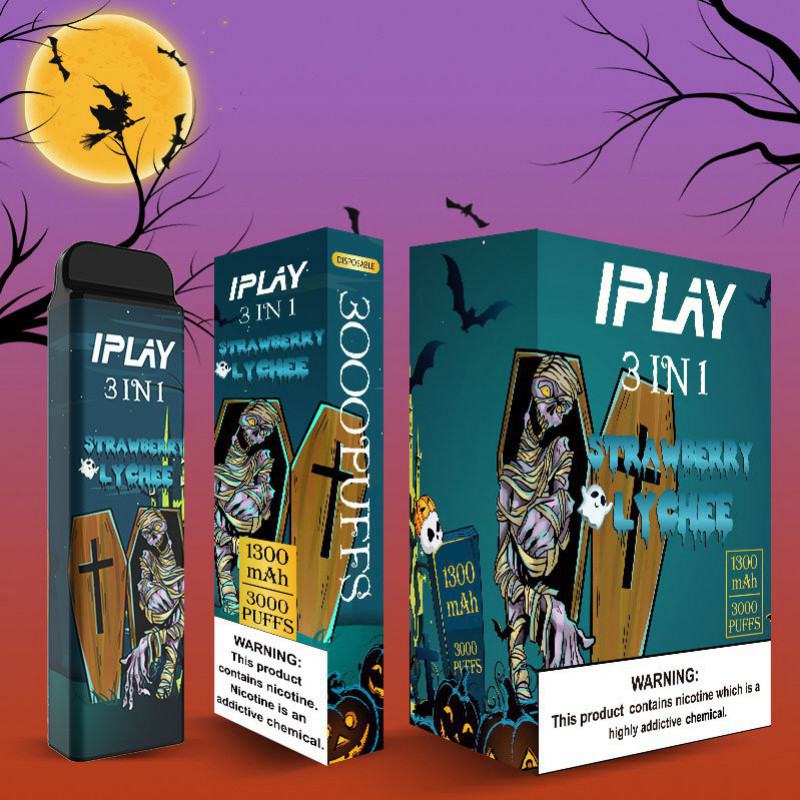 Disposable Iplay Vape 3in1 3000 Puffs Pens