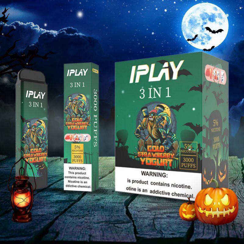 Disposable Iplay Vape 3in1 3000 Puffs Pens