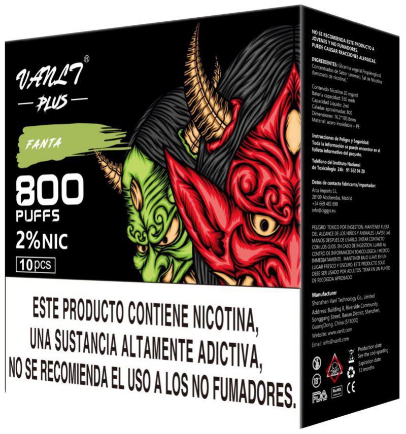 Smooth Hit Disposable Vape VANLT Vanlt Plus-448