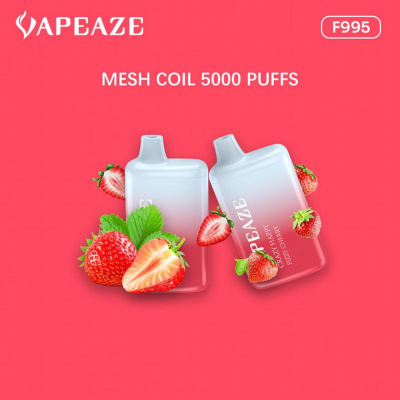Disposable Vape Pens AZE & Custom Logo Crazy Happy 5000 Puffs