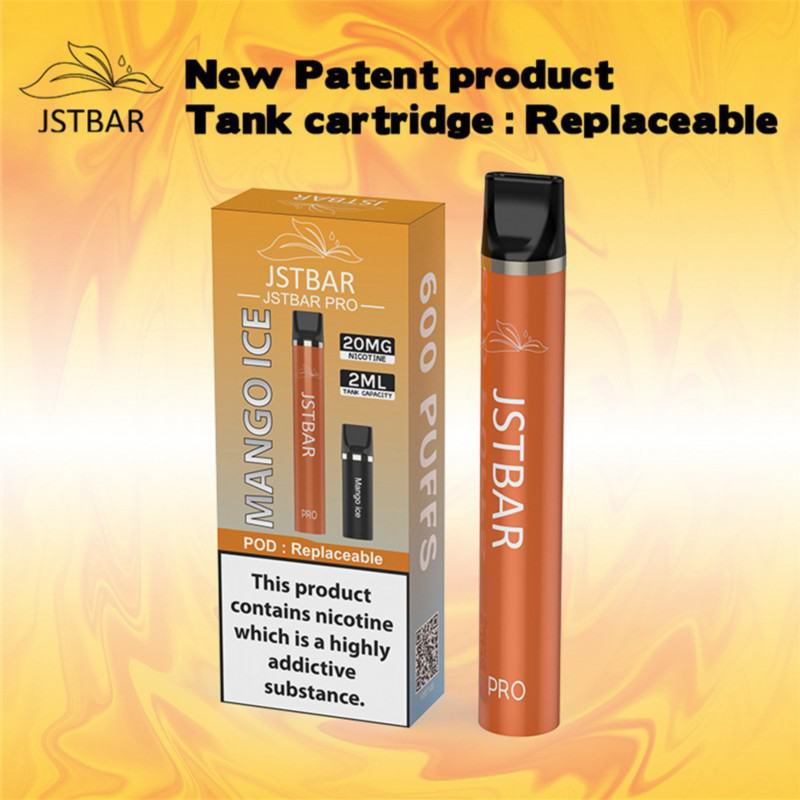 Smooth Hit Disposable Vape Customized Replaceable 600 Puffs