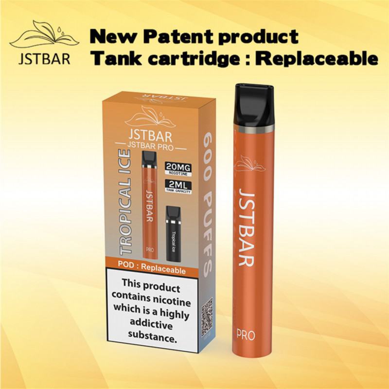 Smooth Hit Disposable Vape Customized Replaceable 600 Puffs