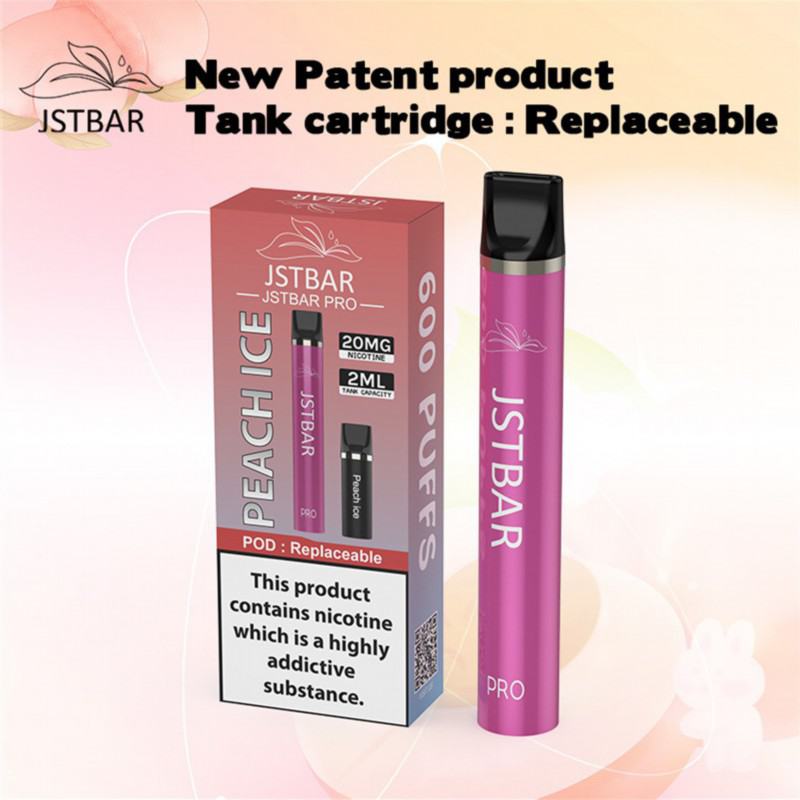 Smooth Hit Disposable Vape Customized Replaceable 600 Puffs