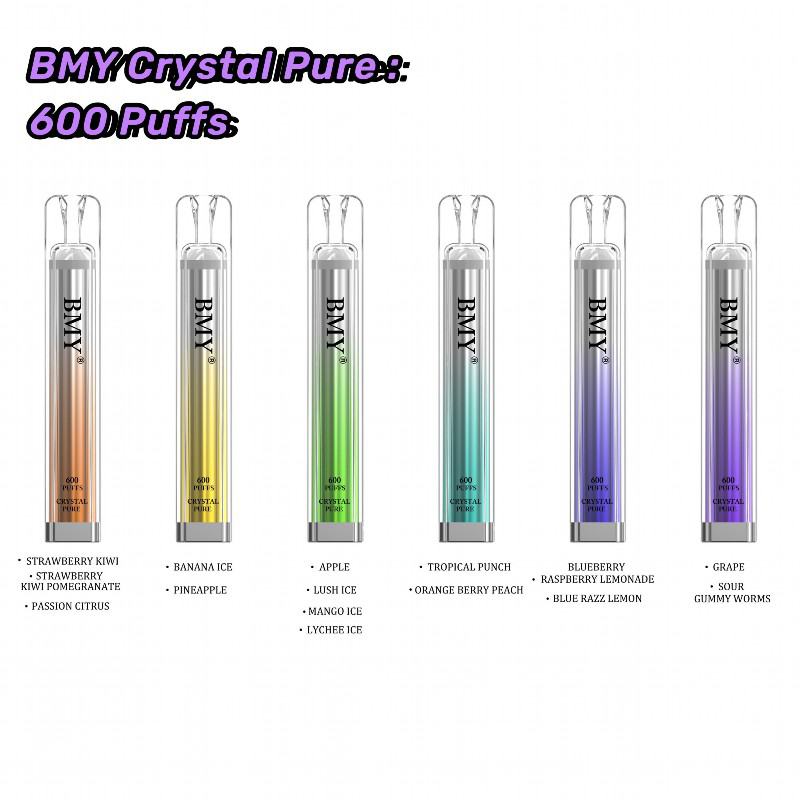 Lost Puff Bmy Crystal Pure 600 Puffs Disposable E-cigarette