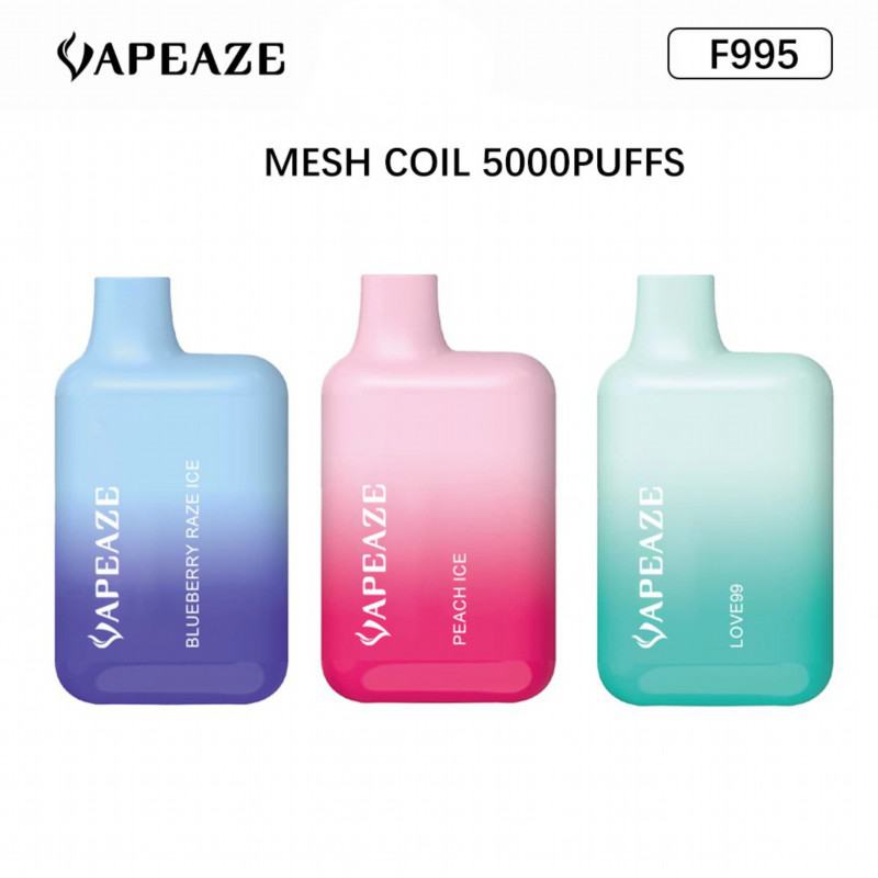 Disposable AZE & Custom Logo E-cigarette 5000 Puffs Nicotine