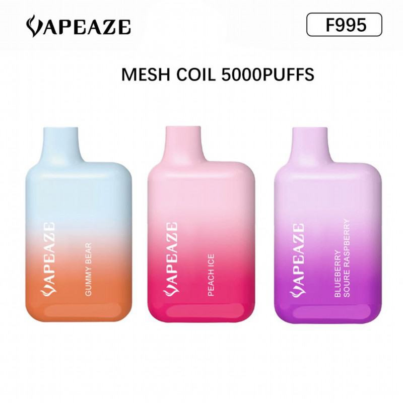 Disposable AZE & Custom Logo E-cigarette 5000 Puffs Nicotine
