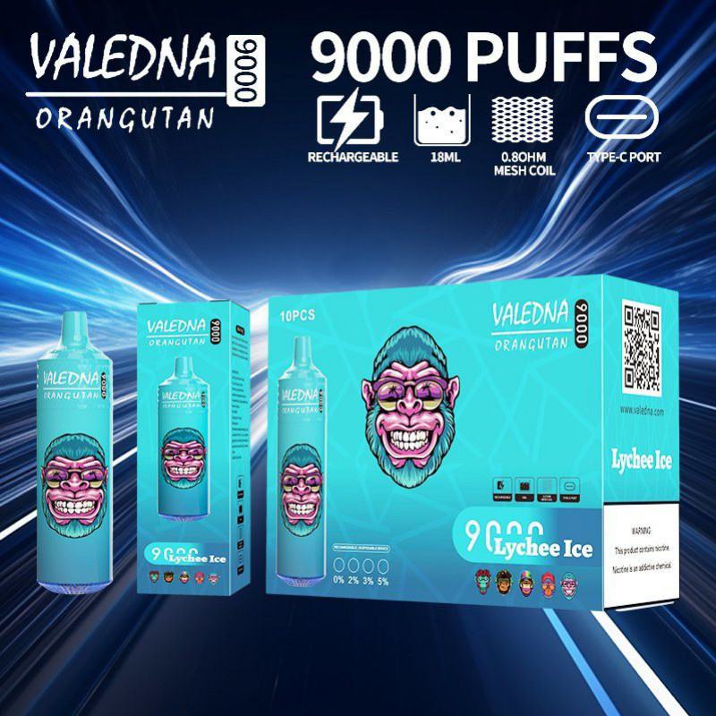 VALEDNA Puff Monkey 9000 Puffs Disposable E-cigarette