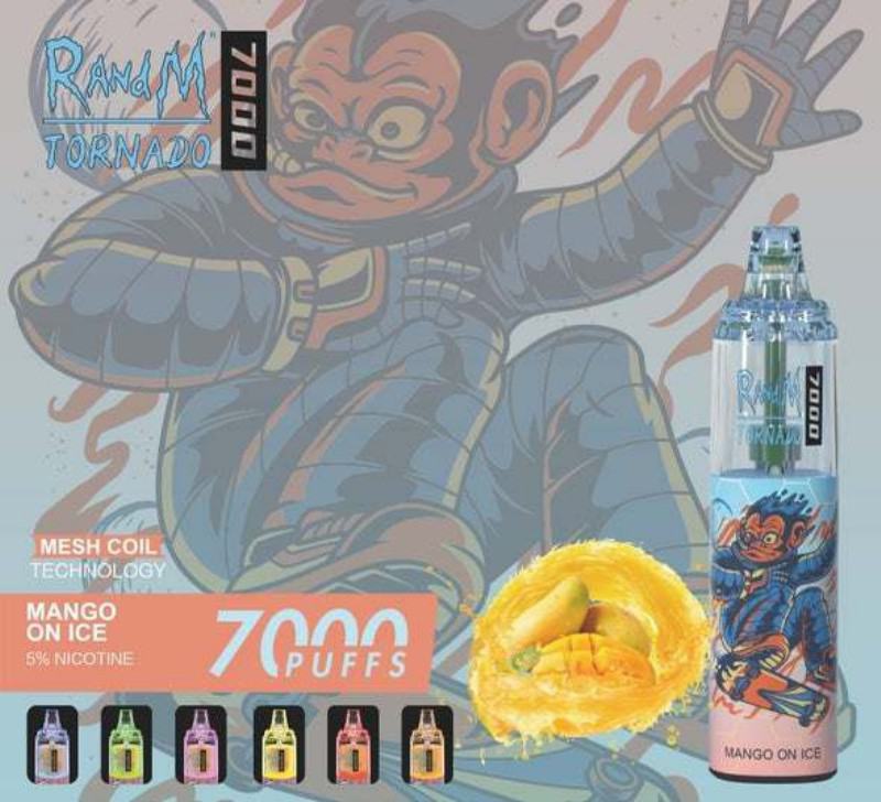 RM Rm Tornado 7000 Puffs Big Hit Disposable Vape