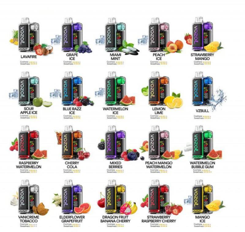 Vozlo vista 16000 Vozlo Vista 16000 Puffs Vape Disposables