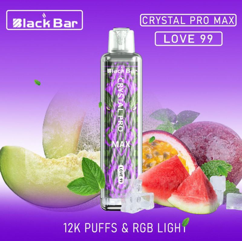 Disposable Black & Support Customization Pro Max 12000 Puffs E-cigarette Nicotine