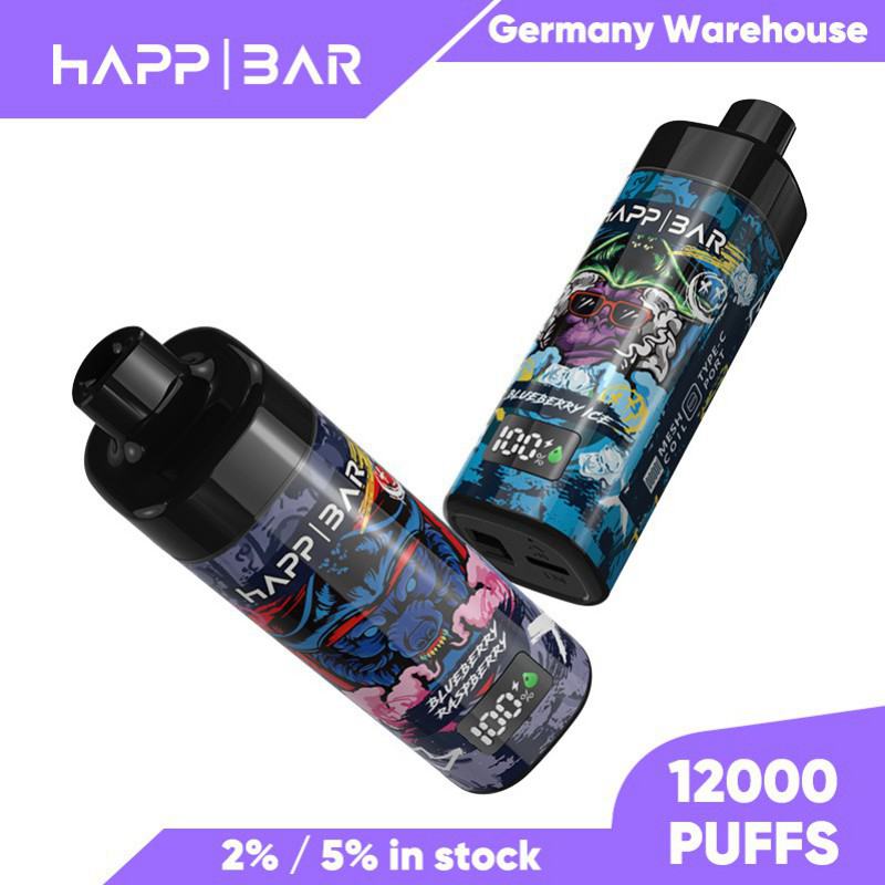 Disposable Big Hit Vape HAPP / White Label Happ Hs 12000 Puffs