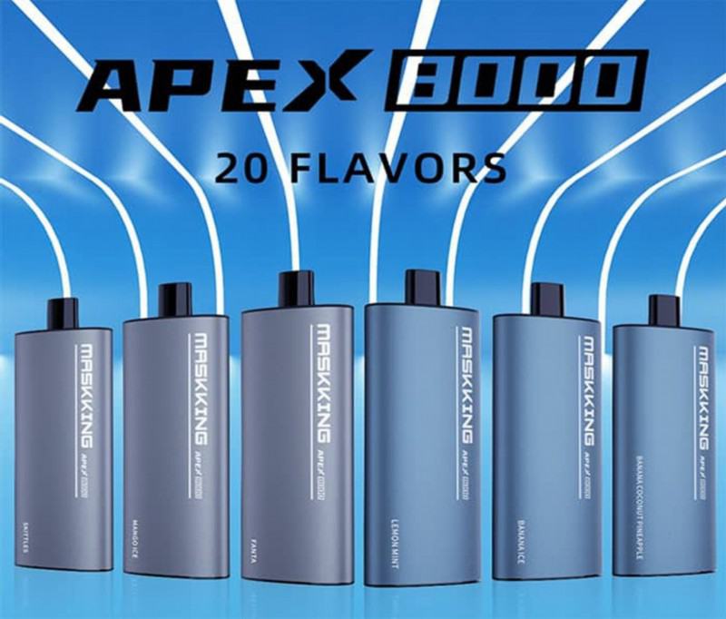 Disposable Maskking Apex  20 Flavors 8000 Puffs Vape