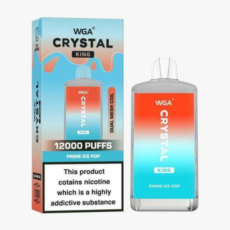 Wga Crystal King 12000 Puffs Vape Disposables