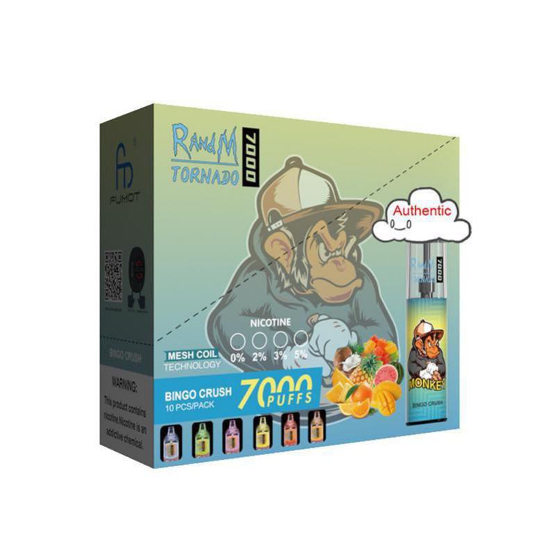 OEM/ODM Randm Tornado 7000 Puffs Disposable Vape Pens