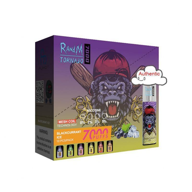 OEM/ODM Randm Tornado 7000 Puffs Disposable Vape Pens