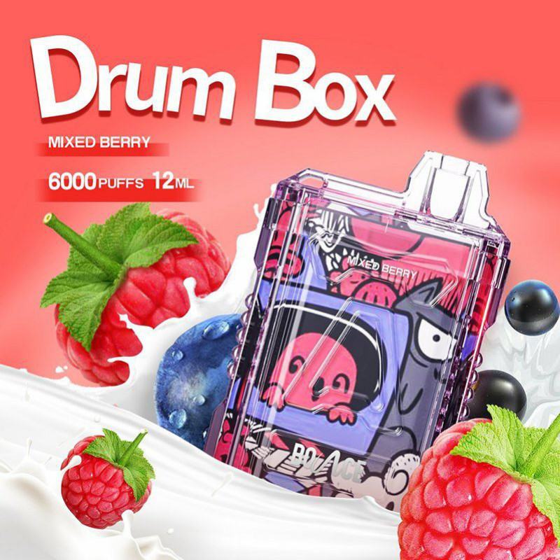 Disposable Aim Bounce Drum Box  E 6000 Puffs Vape Brands