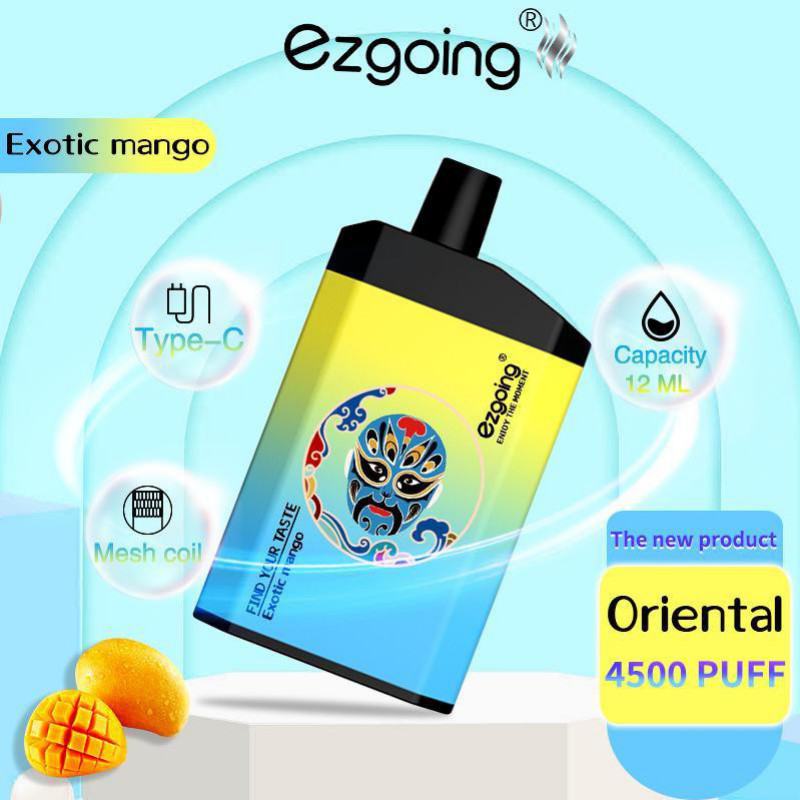 Vape Disposables Ezgoing Ezgoing Custom 5000 Plus Electronic About 4500 Puffs