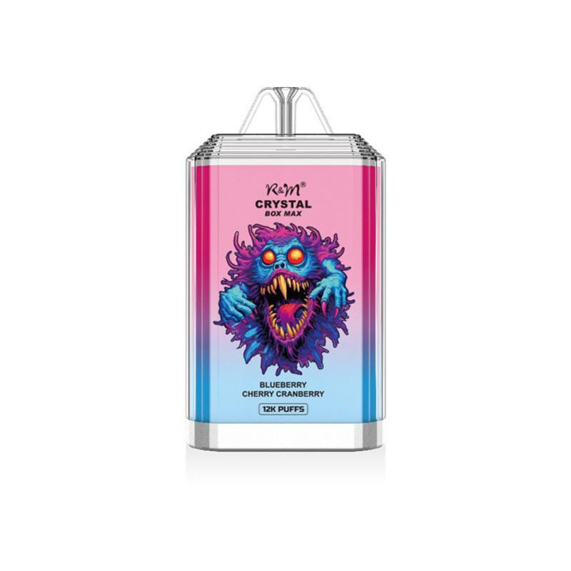 zbood R&m Crystal Box Max 12k Liquidfilteringliquidsaltliquidoparalitelol Puffs