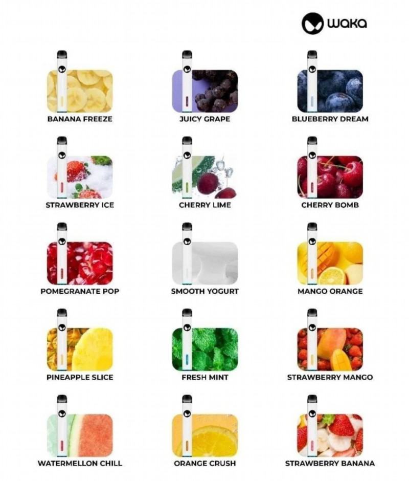 WAKA Waka Solo 1600 Disposable Vape Pod