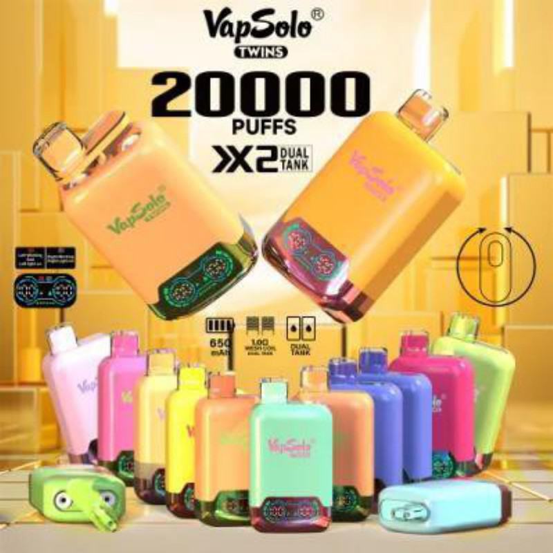 Vapsolo Disposable Vape Twins 20000 12000 Puffs Brands