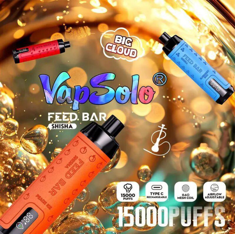 Vapsolo Feed Shisha Disposable Electronic Cig Disposable Vape Brands