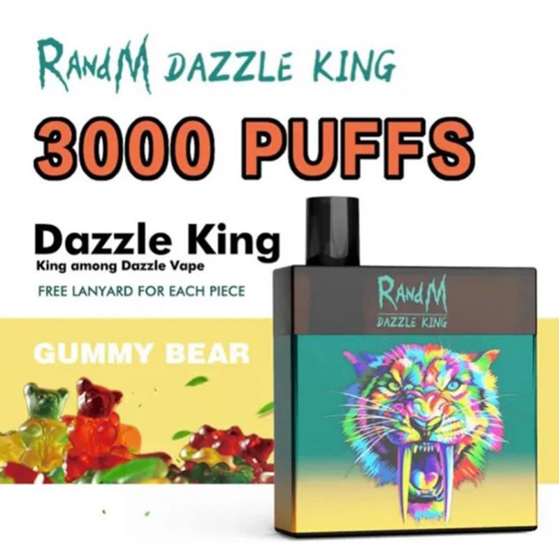 Puff Randm Dazzle King 3000 Disposable E-cigarette